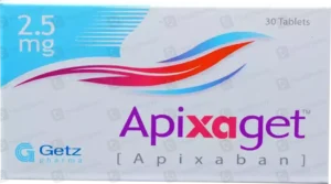 APIXAGET 2.5MG TAB